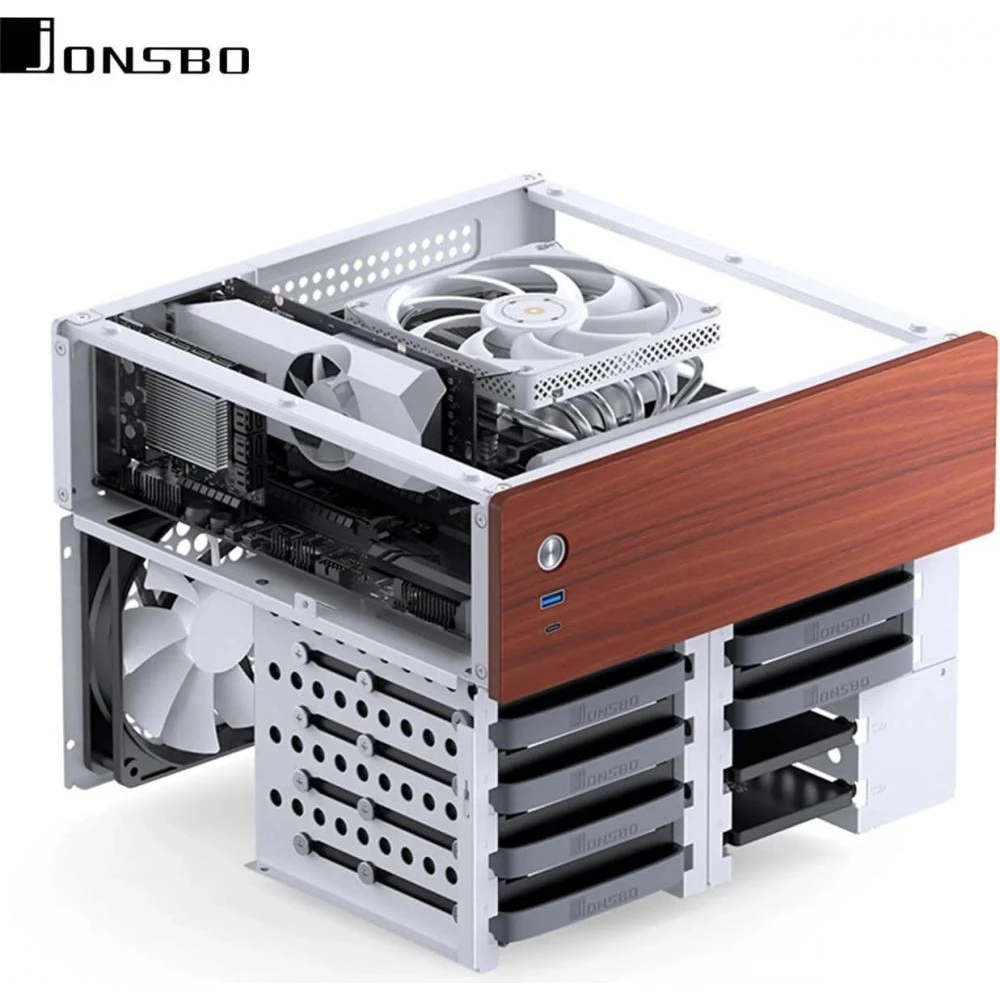 Jonsbo N4 White (UA) Бренд: Jonsbo; Форм-фактор