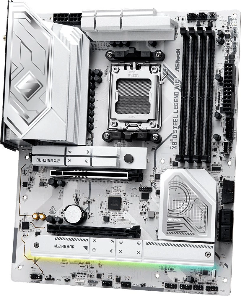 ASRock X870 Steel Legend WiFi Socket AM5 Сокет: AM5; Чипсет: AMD X870;
