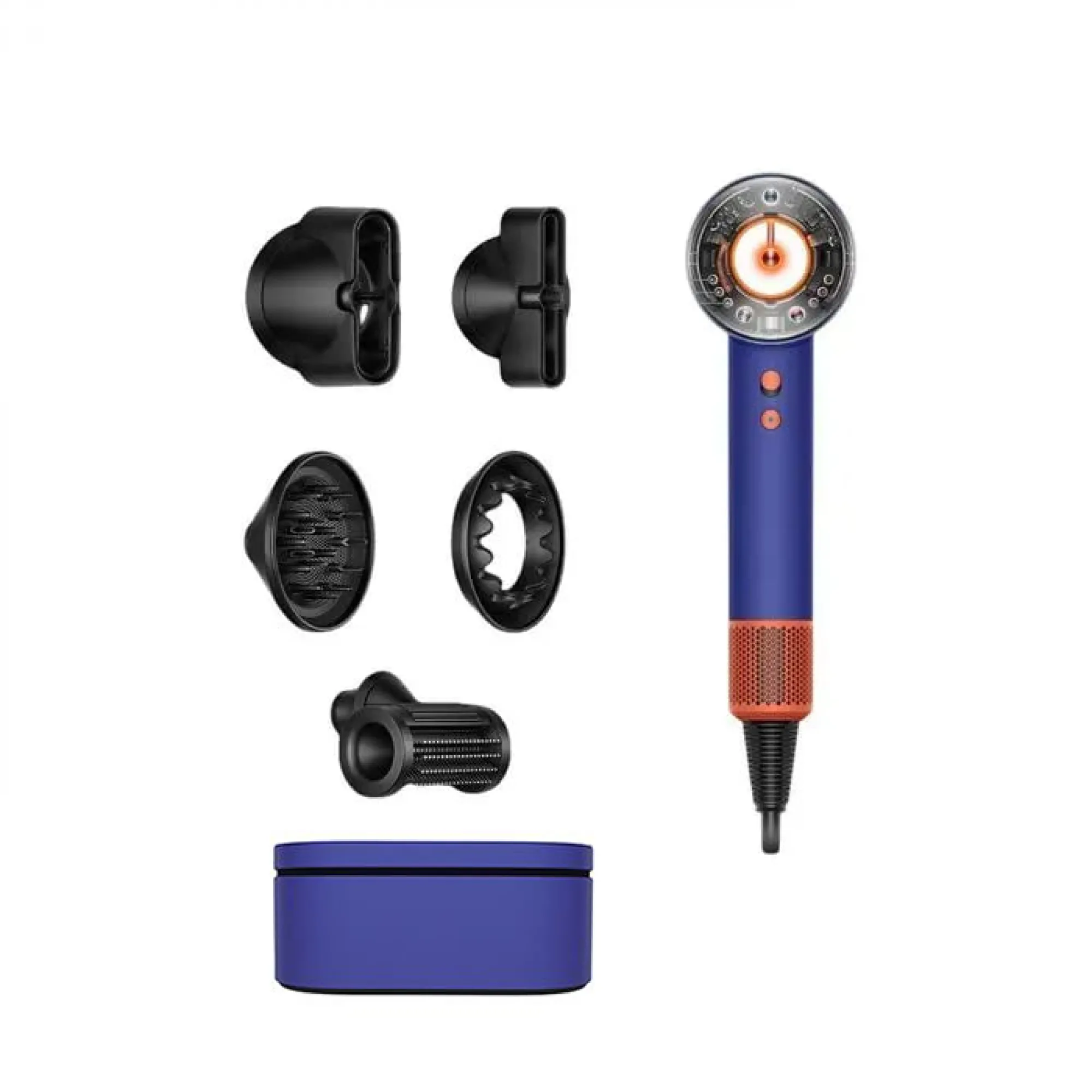 Dyson Supersonic HD16 Nural Ceramic Vinca Blue/Topaz (515092-01) Plus Presentation Case Бренд: Dyson; Потужність, Вт: 1600;