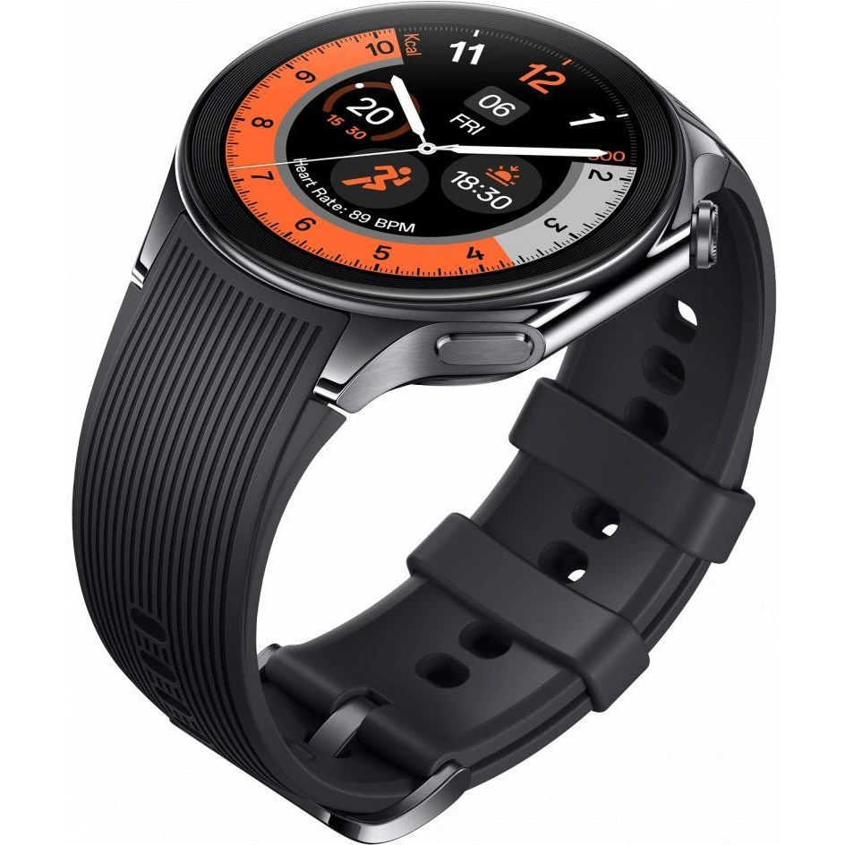 Смарт-часи OPPO Watch X Platinum Black (OWWE231) (UA) iOS є