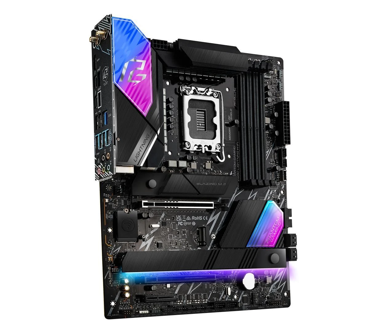ASRock Z890 Lightning WiFi (4710483947513) EU Розділ живлення радіатором  Так (Повністю охолоджена частина живлення з алюмінієвим радіатором) 