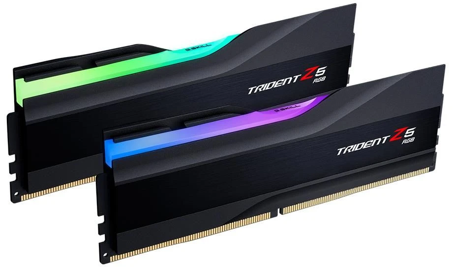G.SKILL 48GB (2x24GB) 8000MHz CL40 Trident Z5 RGB XMP (F5-8000J4048F24GX2-TZ5RK) EU Серія: Trident Z RGB; Тип пам'яті: DDR5;