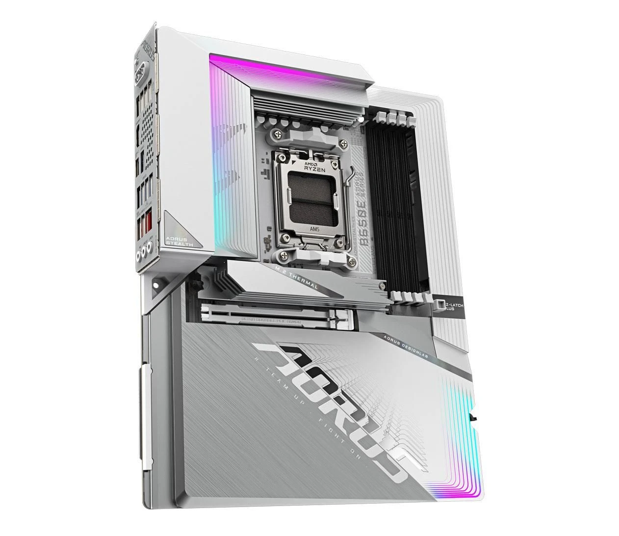 Gigabyte B650E Aorus Stealth ICE EU Совместимость с SSD-накопителями m.2 с радиатором  нет