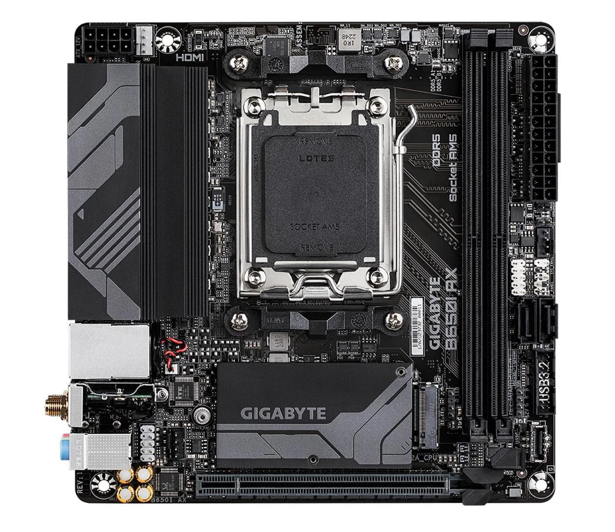 Gigabyte B650I AX EU Конструкція силової частини: