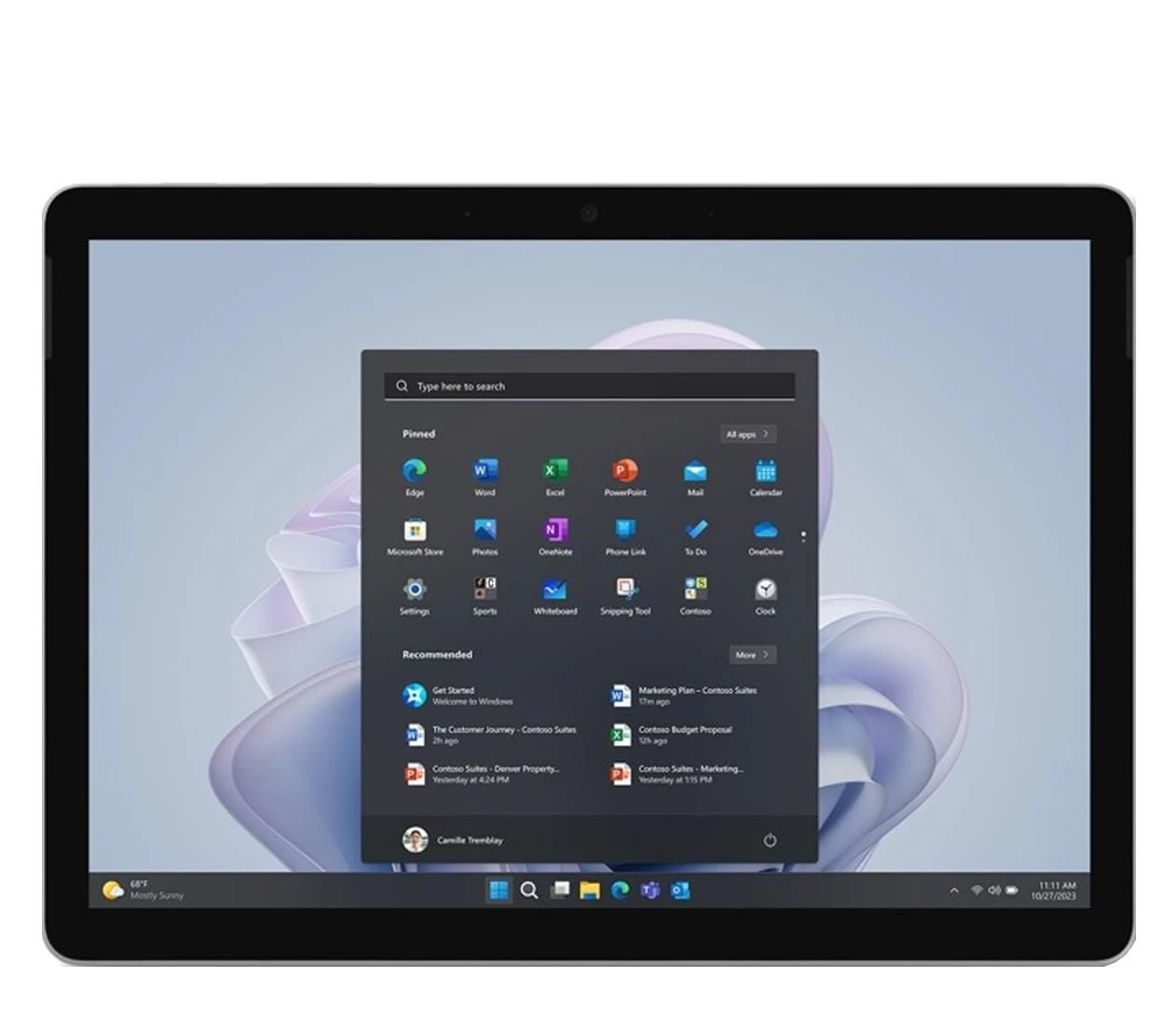 Microsoft Surface Go4 N/8GB/128GB/Win11Pro (XHU-00006) Процессор: Процессор Intel N200 (4