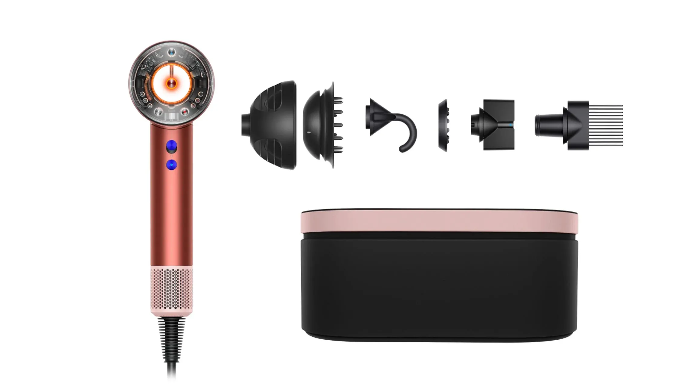 Dyson Supersonic HD16 Nural Strawberry Bronze/Blush Pink (561725-01) (EU) Бренд: Dyson; Потужність, Вт: 1600;