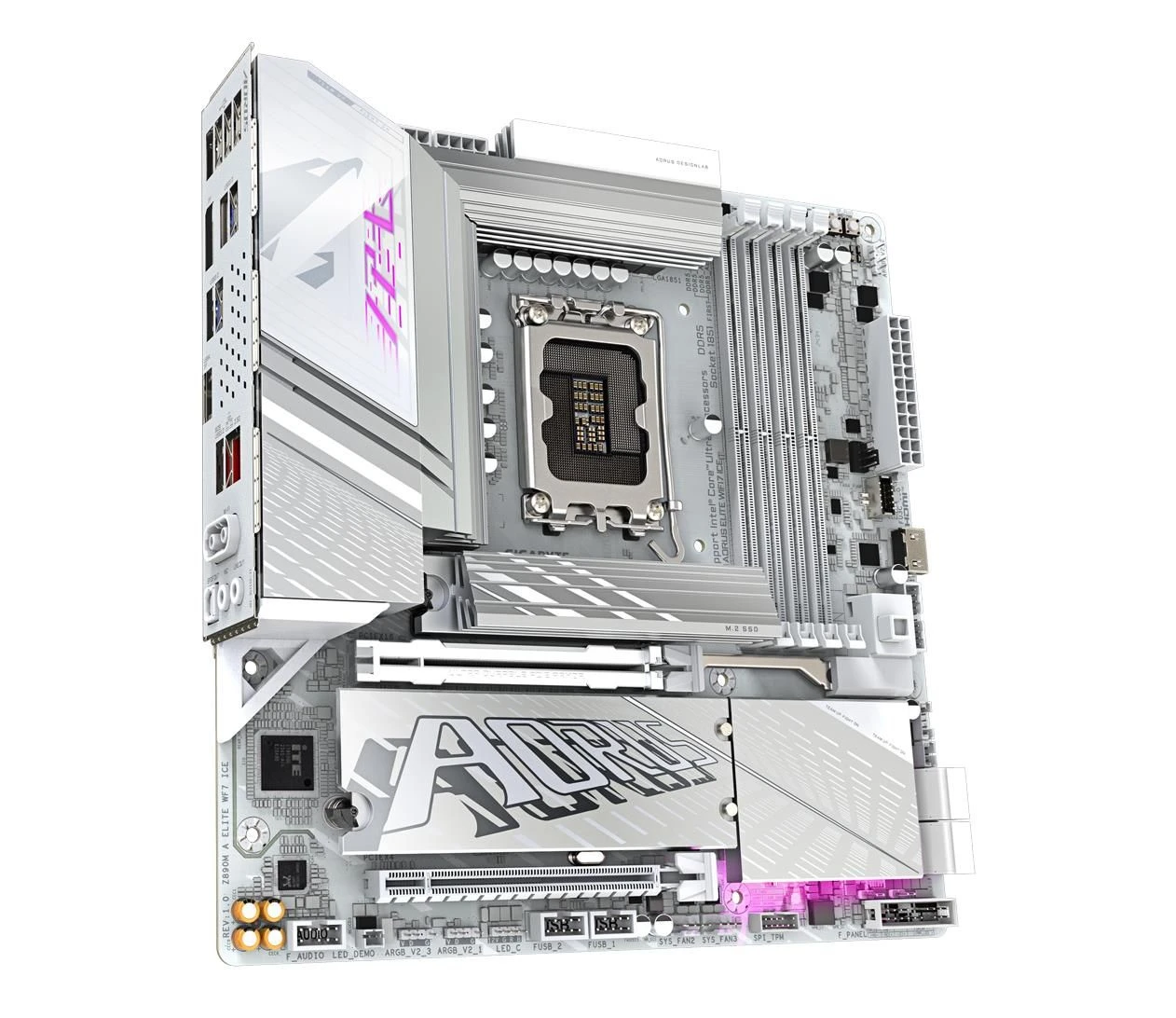 Gigabyte Z890M AORUS ELITE WF7 ICE (4719331865269) EU Тип охолодження чіпсета материнської плати  пасивні 