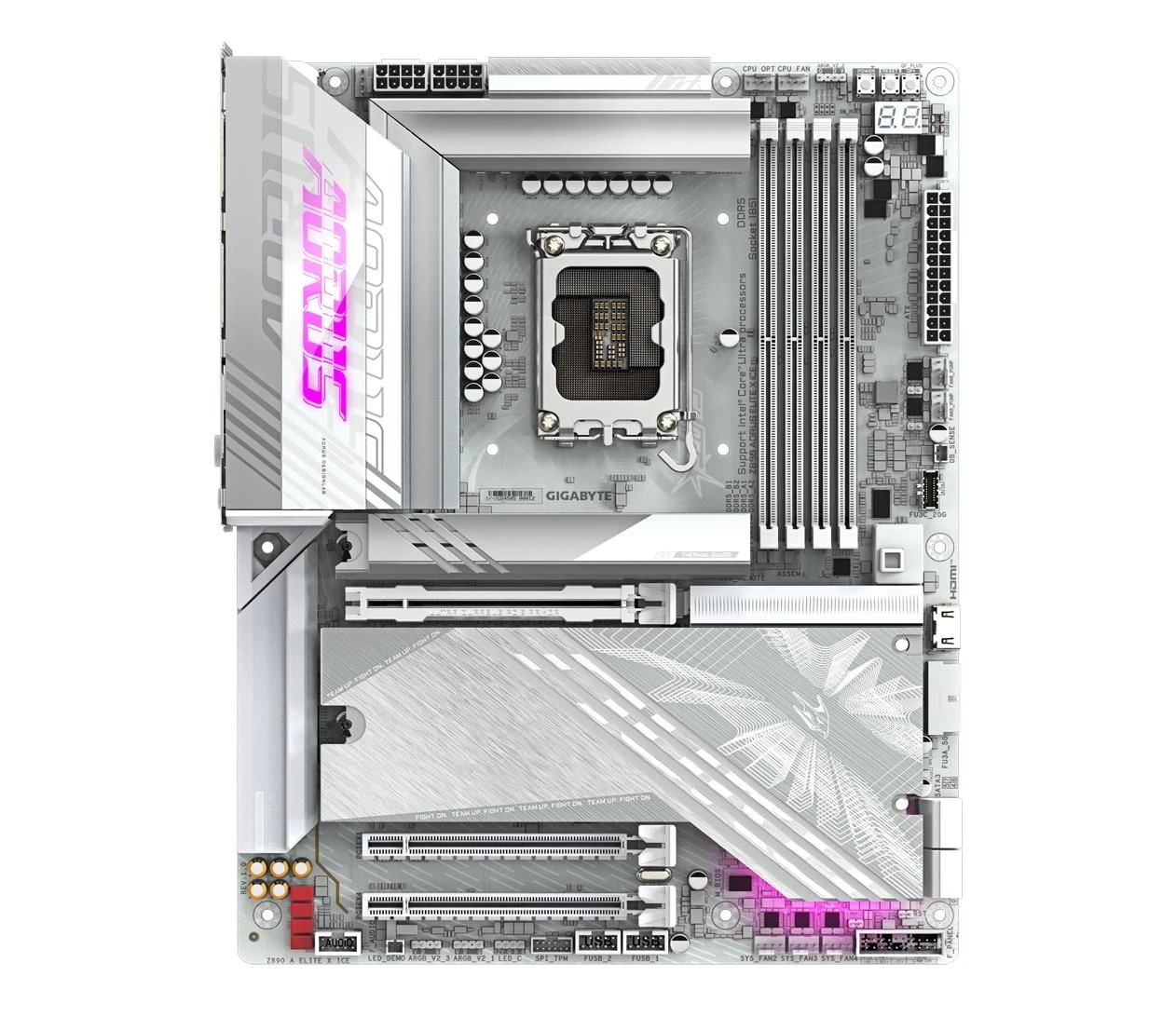 Gigabyte Z890 AORUS ELITE X ICE EU Підтримувані сімейства процесорів  Intel Core Ultra