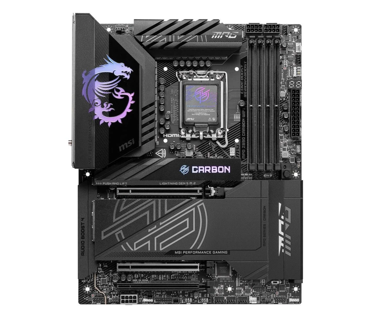 MSI MPG Z890 CARBON WIFI EU Socket процесора  Socket 1851