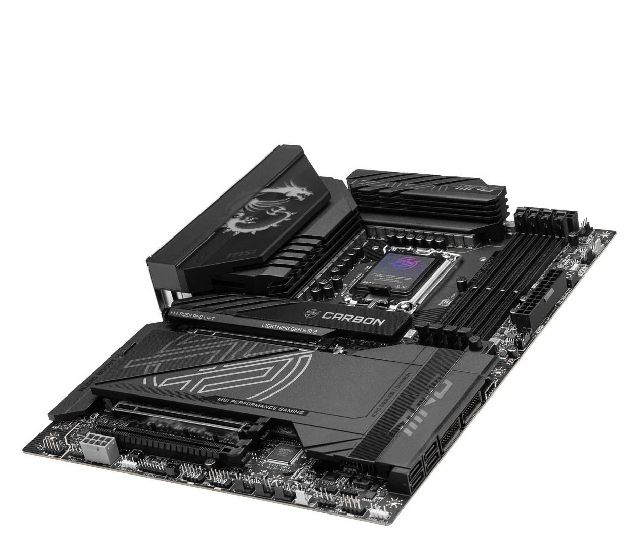 MSI MPG Z890 CARBON WIFI EU Тип охолодження чіпсету материнської плати  Пасивний 