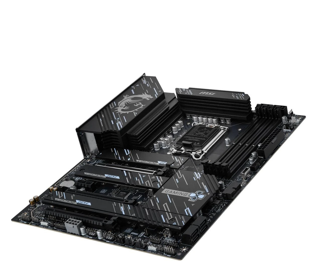 MSI Z890 GAMING PLUS WIFI EU Охлаждение секции питания радиатором  Да (Полностью охлаждаемая силовая часть с алюминиевым радиатором)