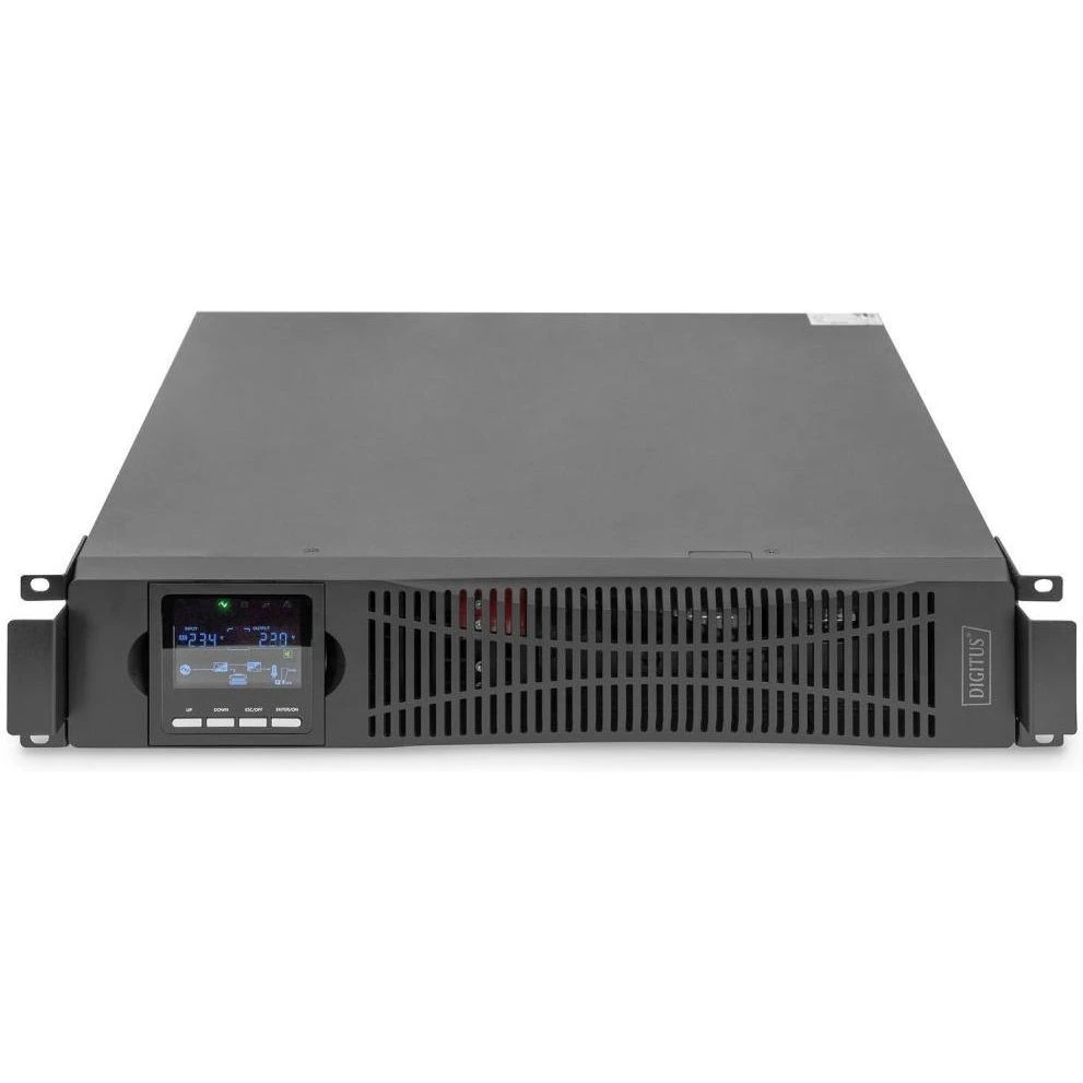 Digitus OnLine, 1000VA/1000W, LCD, 8xC13, RJ45, RS232, USB, Rack/Tower (DN-170093) (UA) Бренд: Digitus; Тип исполнения: