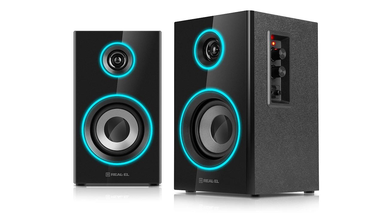 REAL-EL S-415 Black (EL121200017) (UA) Формат акустики: 2.0; Тип: