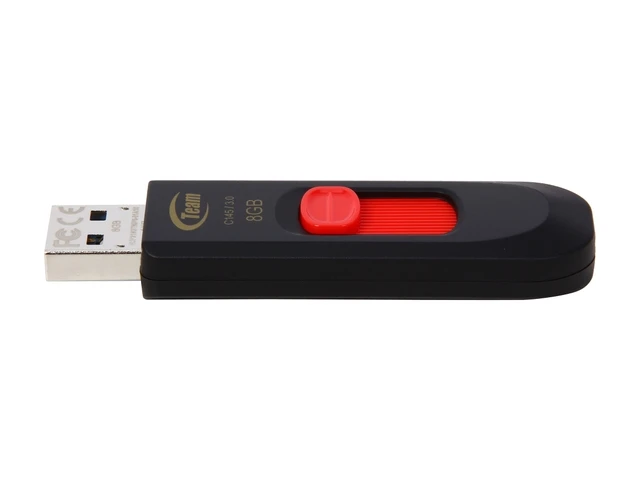 USB3.0 8Gb Team C145 Red (TC14538GR01) Об'єм пам'яті: 8 ГБ; Інтерфейс: USB