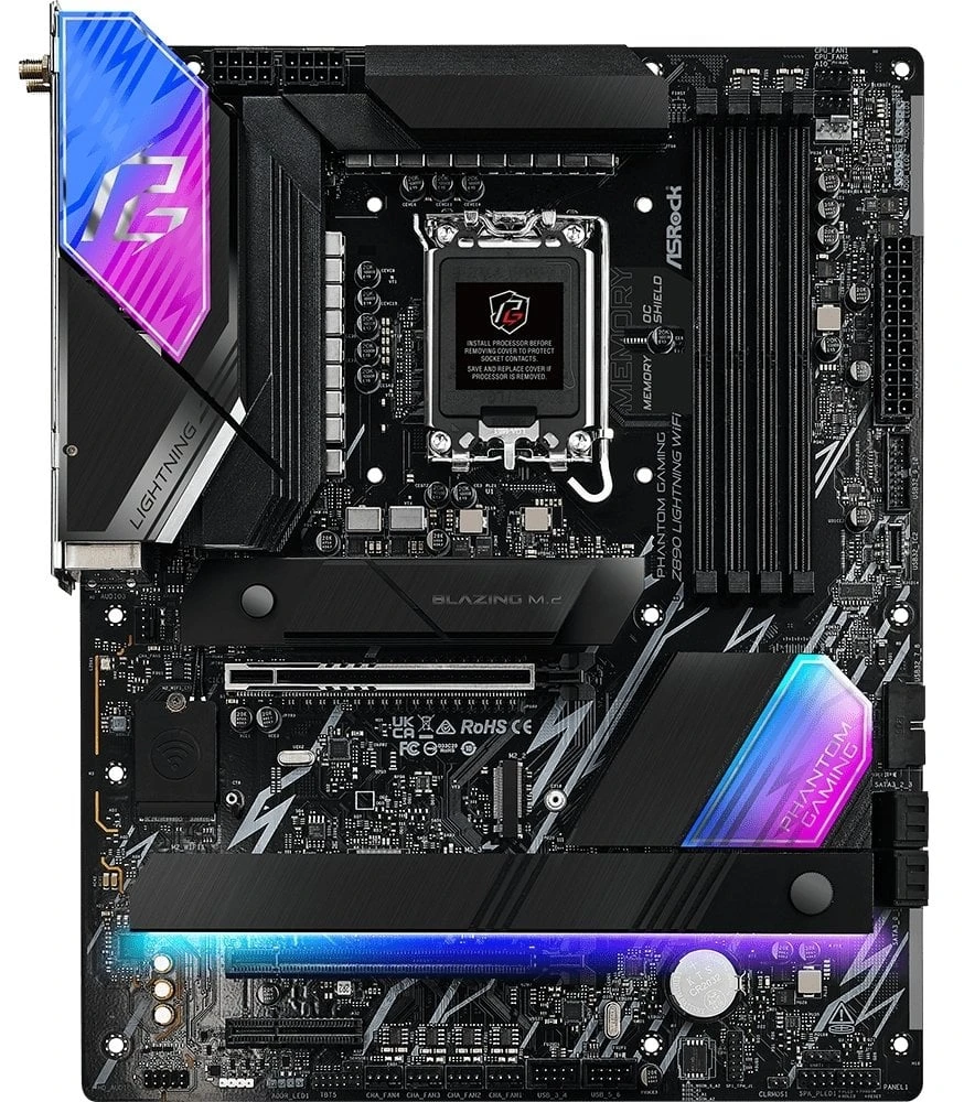 ASRock Z890 Lightning WiFi Socket 1851 Призначення для настільного ПК