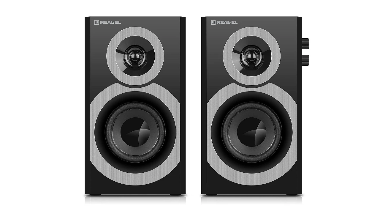 REAL-EL S-245 Black (EL121200015) (UA) Формат акустики: 2.0; Тип: