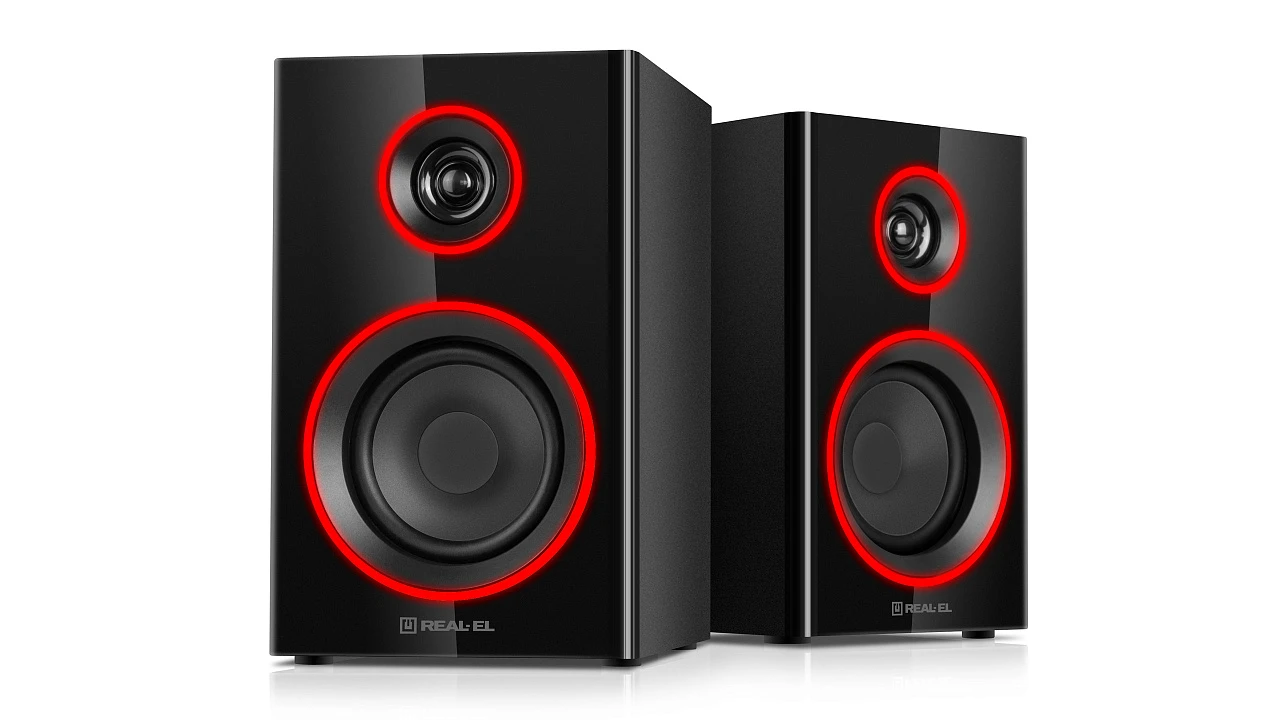 REAL-EL S-410 Black (EL121200016) (UA) Формат акустики: 2.0; Тип: