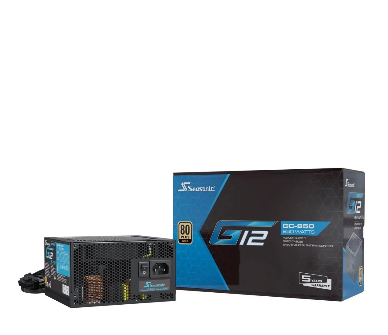 Seasonic G12 v.2 850W 80 Plus Gold (SSP-850RT2) EU Максимальна потужність; Вт: 850