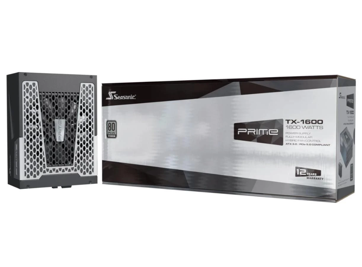 Seasonic Prime TX 1600W 80 Plus Titanium  ATX 3.0 (PRIME-TX-1600-ATX30) EU Стандарт  АТХ 3.0