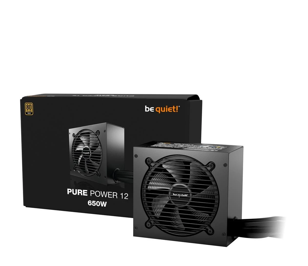 be quiet! Pure Power 12 650W 80 Plus Gold ATX 3.1 (BP002EU) EU Продовольчі з'єднувачі  EPS12V/ATX 20+4 (24) PINA - 1 PC. 6+2 (8) PIN-2 PCS.; SATA - 5 ПК; 12VPWR - 1 ПК; PATA 4-PIN-2 ПК. 