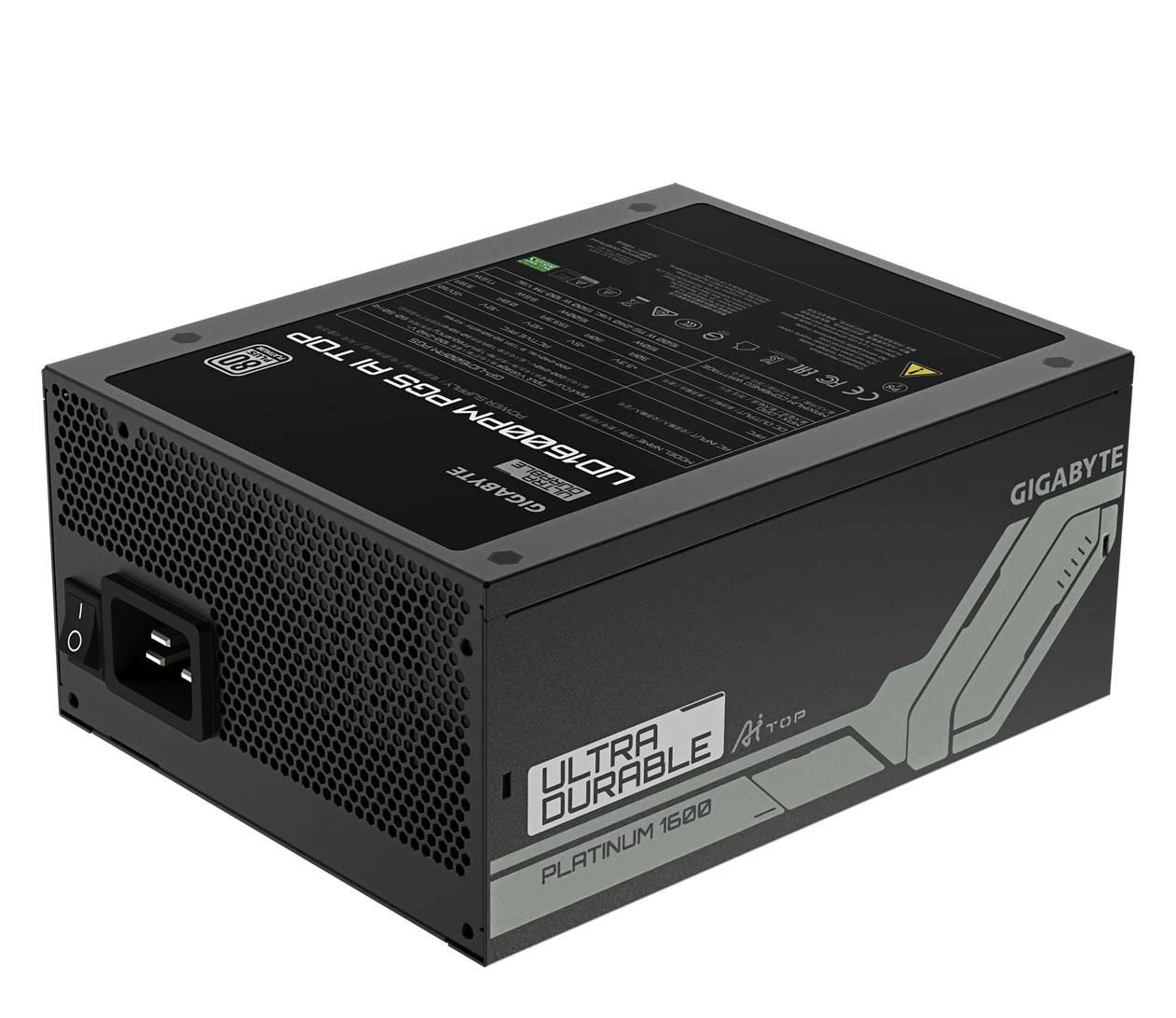 Gigabyte UD1600PM AI TOP 1600W 80 Plus Platinum ATX 3.1 (GP-UD1600PM PG5) EU Разъемы питания  EPS12V/ATX 18+10 (28) pin – 1 шт.; pin CPU/PCI-E (8) – 8 шт; PCI-E 5.0 12+4 (16) pin – 2 шт.; Штырь SATA/MOLEX (6) – 6 шт.