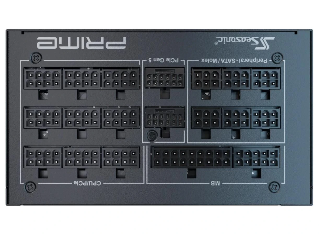 Seasonic Prime TX 1600W 80 Plus Titanium  ATX 3.0 (PRIME-TX-1600-ATX30) EU Диаметр вентилятора  135 мм
