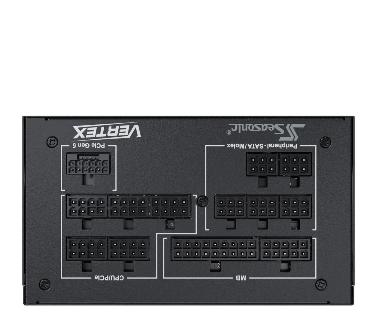 Seasonic VERTEX PX 1200W 80 Plus Platinum (VERTEX PX-1200) EU ПОСЛУГИ ПОЛУЧЕННЯ  EPS12V/ATX 18+10 (28) PIN - 1 ПК.; 12VPWR - 1 ПК; PIN-процес CPU/PCI-E (8) -5 PCS; PIN -код SATA/MOLEX (6) - 5 шт. 