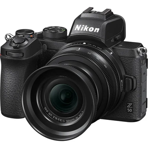 Nikon Z50 Kit with Nikkor Z DX 16-50mm f/3.5-6.3 VR Black (EU) Тип фотокамери: Системний