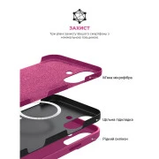 Чохол для мобільного телефону Armorstandart ICON2 MagSafe Apple iPhone 16 Fuchsia (ARM81314) (UA)