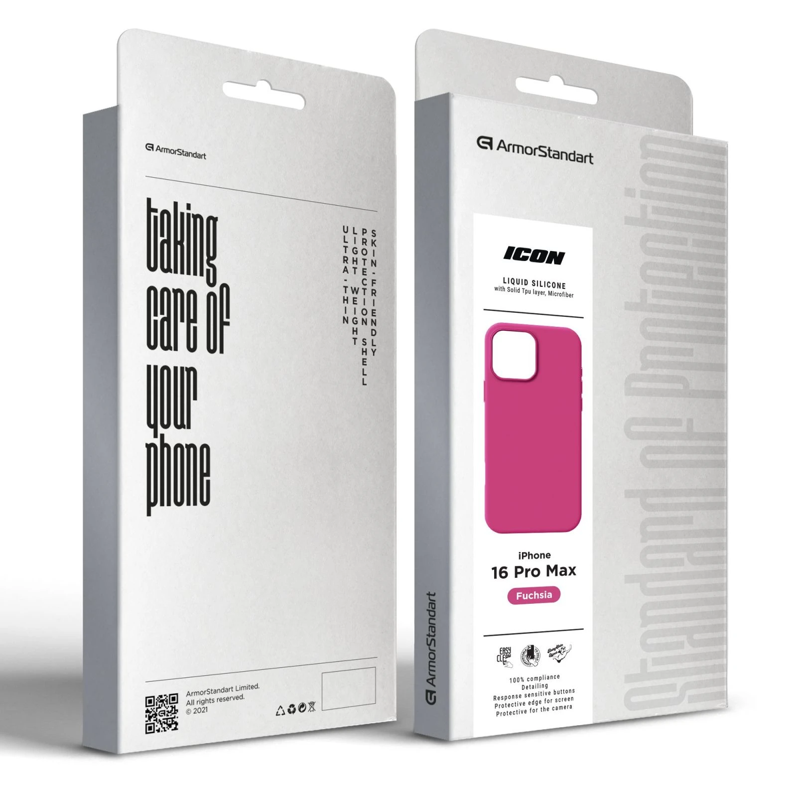 Чехол для мобильного телефона Armorstandart ICON2 MagSafe Apple iPhone 16 Pro Max Fuchsia (ARM81324) (UA) Совместимость с брендом Apple