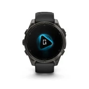 Garmin fenix 8 47mm, AMOLED, Saph, CrbnGryTi/Blk, Blk/PebbleGryBnd, GPS (010-02904-21) (UA)