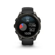 Garmin fenix 8 47mm, AMOLED, Saph, CrbnGryTi/Blk, Blk/PebbleGryBnd, GPS (010-02904-21) (UA)