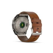 Garmin Fenix 8 51mm AMOLED Sapphire Carbon grey DLC w. Chestnut Leather Band (010-02905-40)