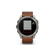 Garmin Fenix 8 51mm AMOLED Sapphire Carbon grey DLC w. Chestnut Leather Band (010-02905-40)