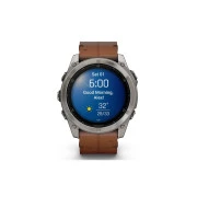 Garmin Fenix 8 51mm AMOLED Sapphire Carbon grey DLC w. Chestnut Leather Band (010-02905-40)