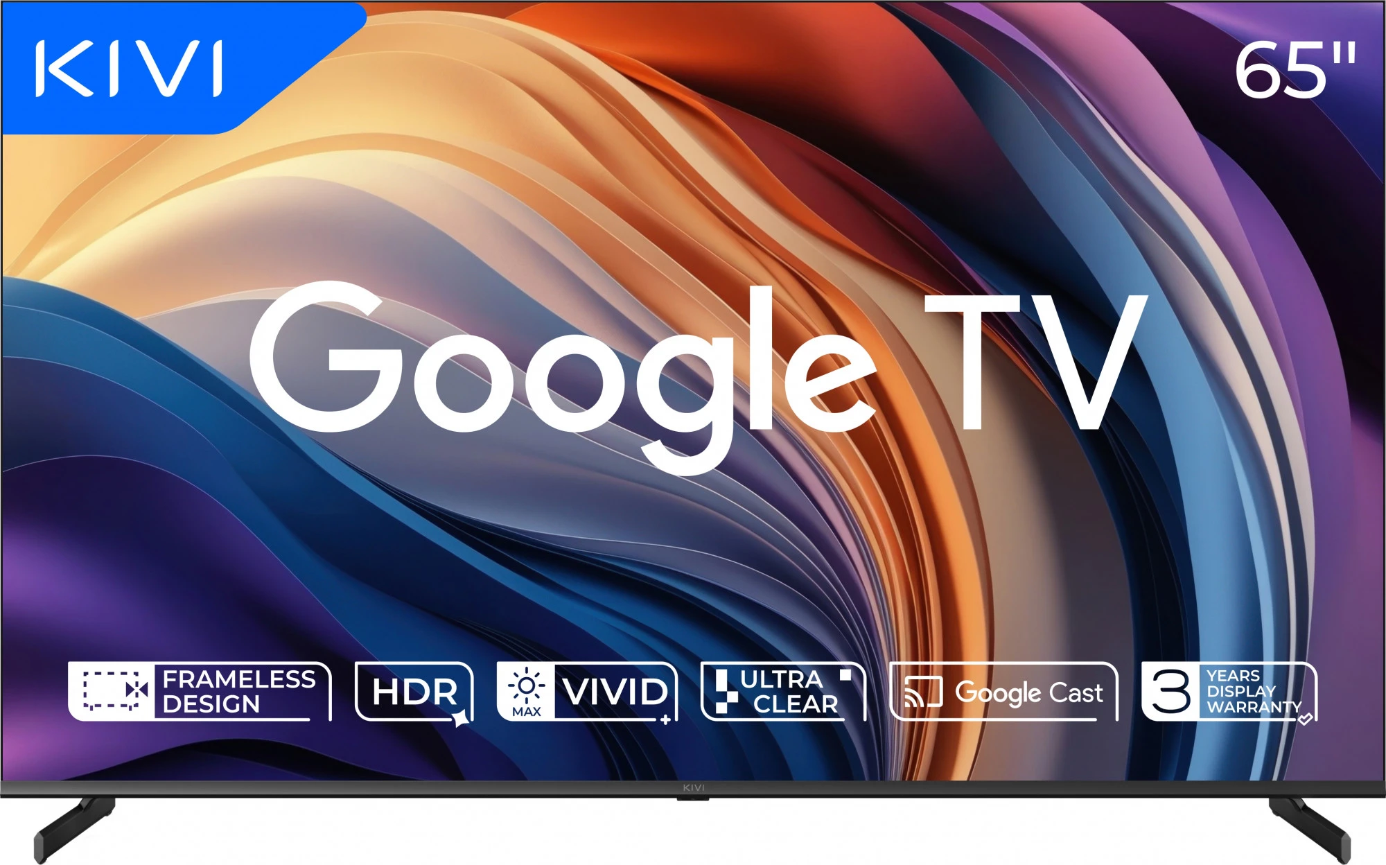 KIVI 65 UHD Optima L5 HDR (65U710QB) Бренд: KIVI; Диагональ, дюйм: 65;