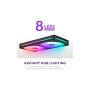 Кулер для корпусу NZXT F240 RGB Core Fan (Single Frame) - Black (RF-U24HF-B1) (UA)