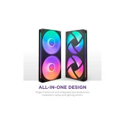 Кулер для корпусу NZXT F240 RGB Core Fan (Single Frame) - Black (RF-U24HF-B1) (UA)