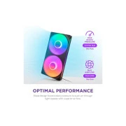 Кулер для корпусу NZXT F240 RGB Core Fan (Single Frame) - Black (RF-U24HF-B1) (UA)