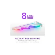 Кулер для корпусу NZXT F360 RGB Core Fan (Single Frame) - White (RF-U36HF-W1) (UA)