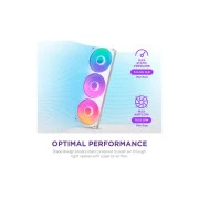 Кулер для корпусу NZXT F360 RGB Core Fan (Single Frame) - White (RF-U36HF-W1) (UA)