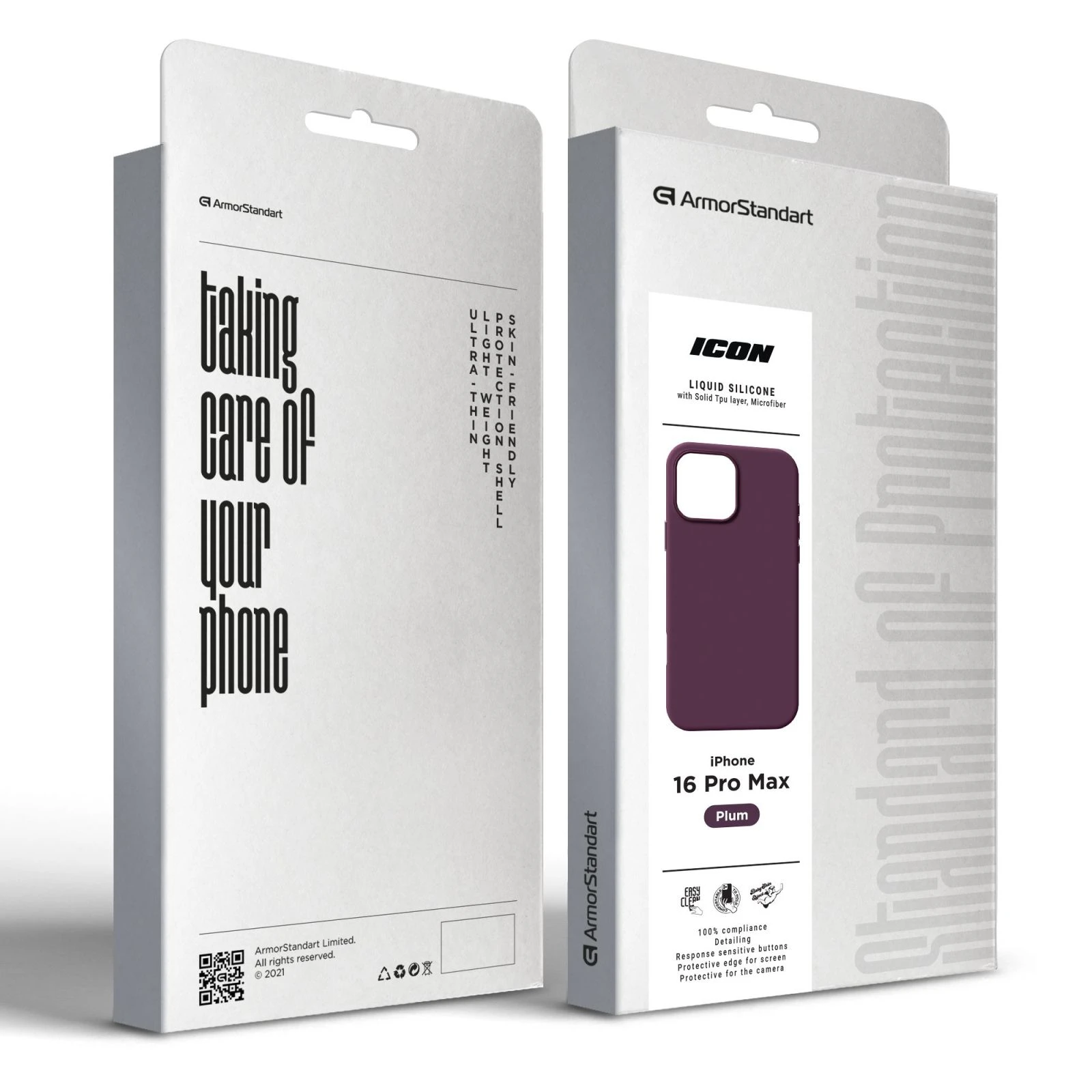 Чехол для мобильного телефона Armorstandart ICON2 MagSafe Apple iPhone 16 Pro Max Plum (ARM81322) (UA) Совместимость с брендом Apple