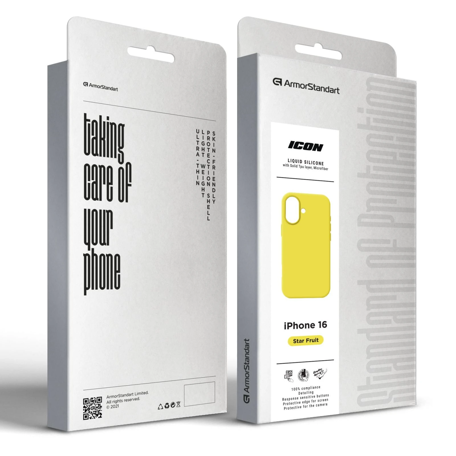 Чехол для мобильного телефона Armorstandart ICON2 MagSafe Apple iPhone 16 Star Fruit (ARM81315) (UA) Совместимость с брендом: Apple;