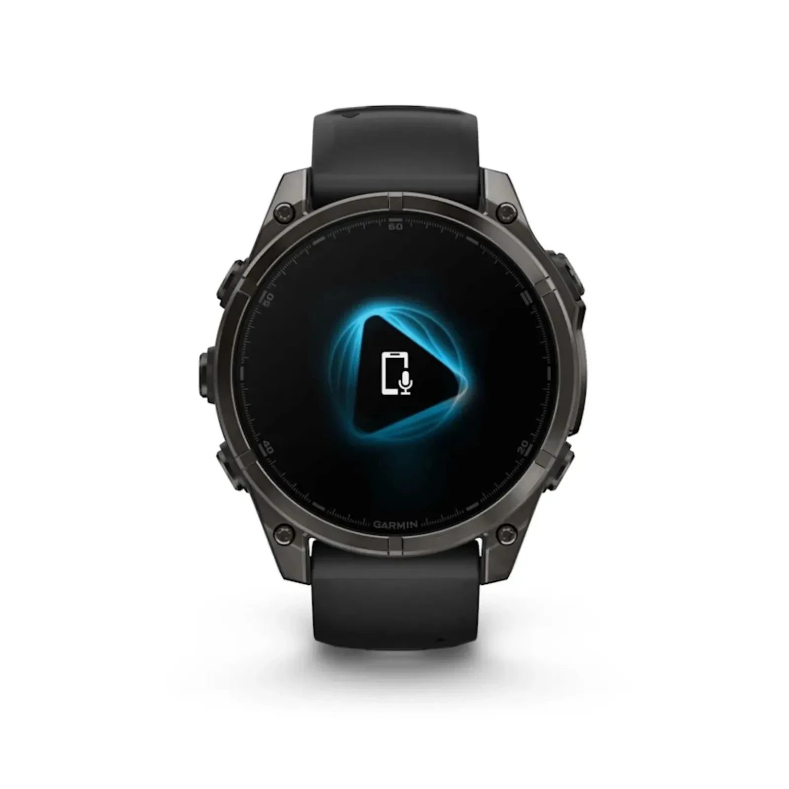 Garmin fenix 8 47mm, AMOLED, Saph, CrbnGryTi/Blk, Blk/PebbleGryBnd, GPS (010-02904-21) (UA) Тип: універсальні; Форма