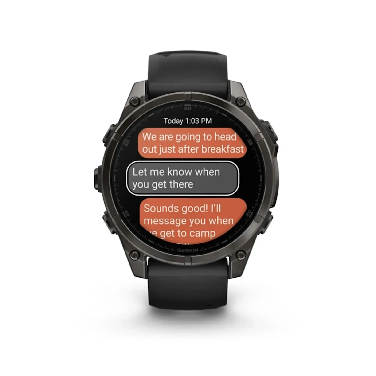 Garmin fenix 8 47mm, AMOLED, Saph, CrbnGryTi/Blk, Blk/PebbleGryBnd, GPS (010-02904-21) (UA) Тип дисплея цветной