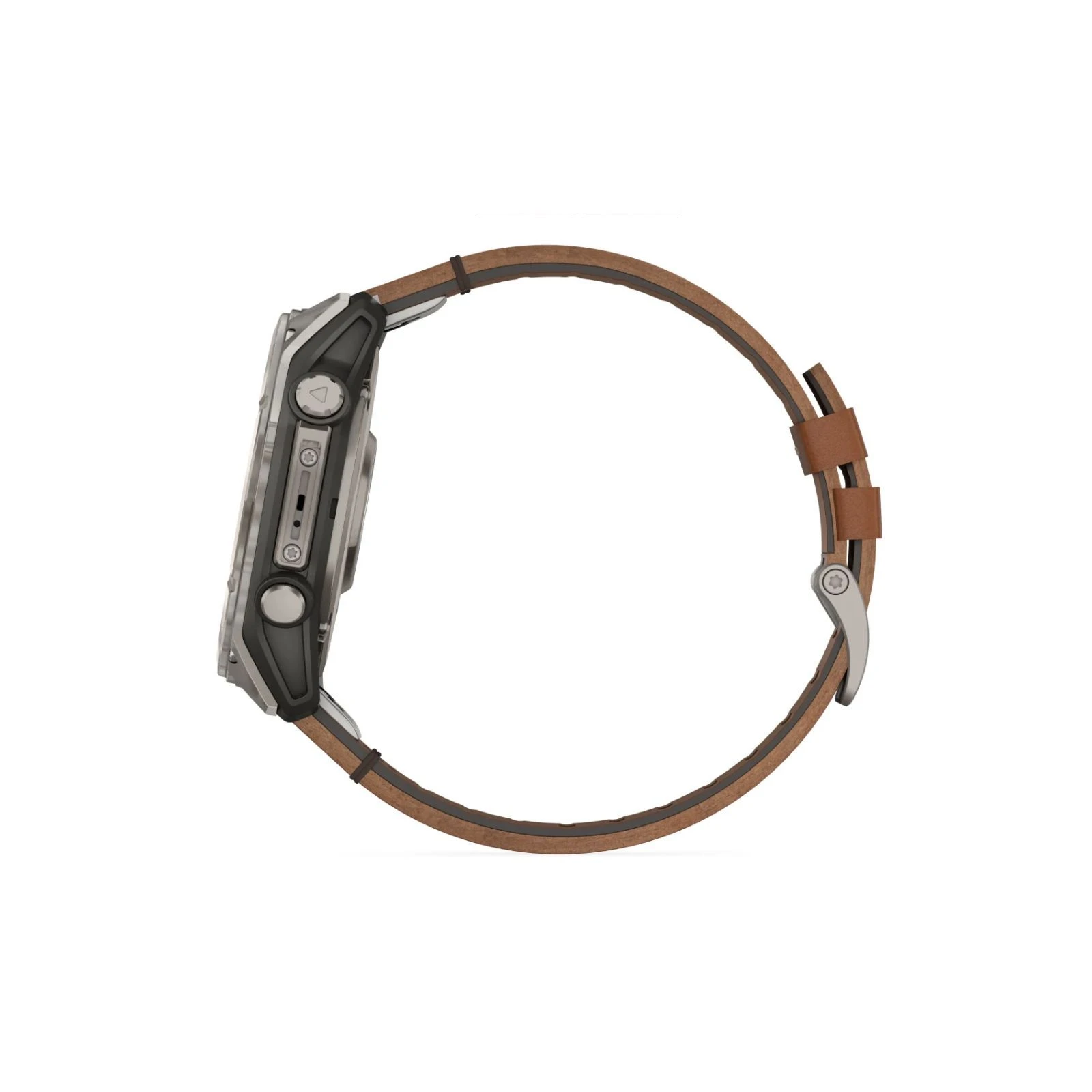 Garmin Fenix 8 51mm AMOLED Sapphire Carbon grey DLC w. Chestnut Leather Band (010-02905-40) Тип дисплея кольоровий