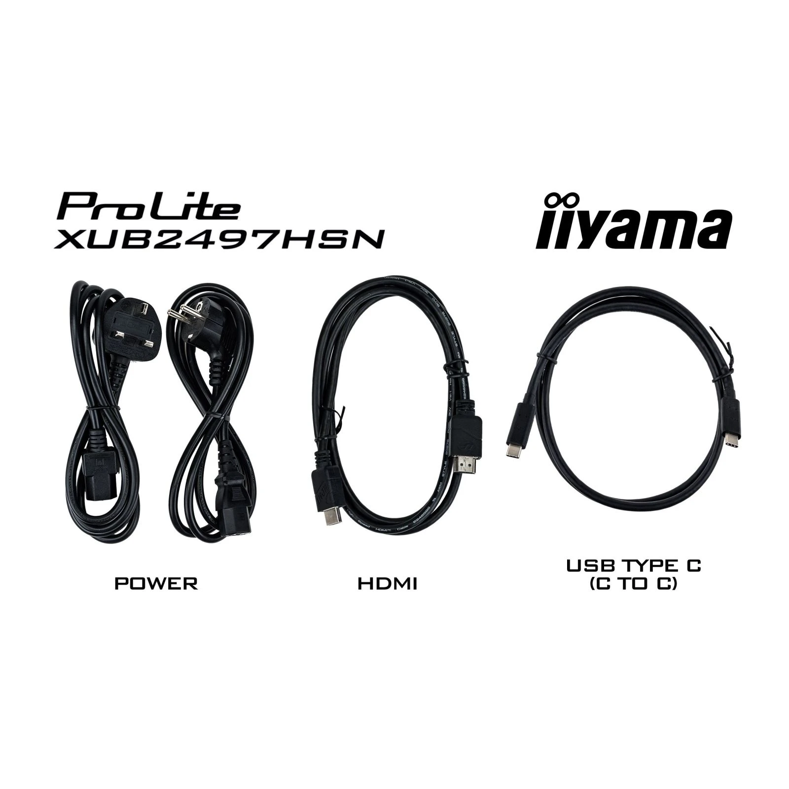 iiyama XUB2497HSN-W2 (UA) діагональ дисплея  23,8 