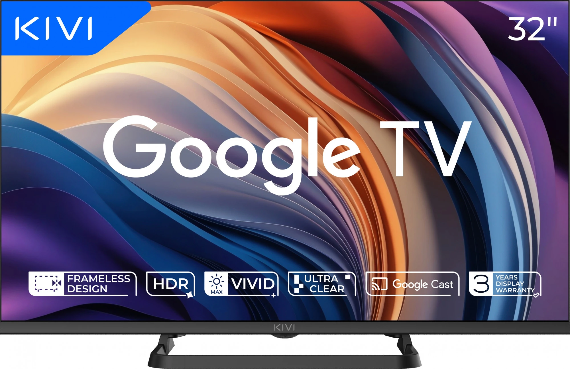 KIVI 32 HD Optima L5 HDR (32H710QB) (UA) Бренд: KIVI; Діагональ, дюйм: 32;
