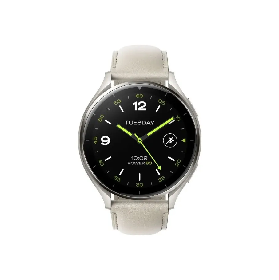 Xiaomi Watch 2 Titan BHR9306GL Gray Case White Leather Strap (1093970) (UA) Форма годинника круглий