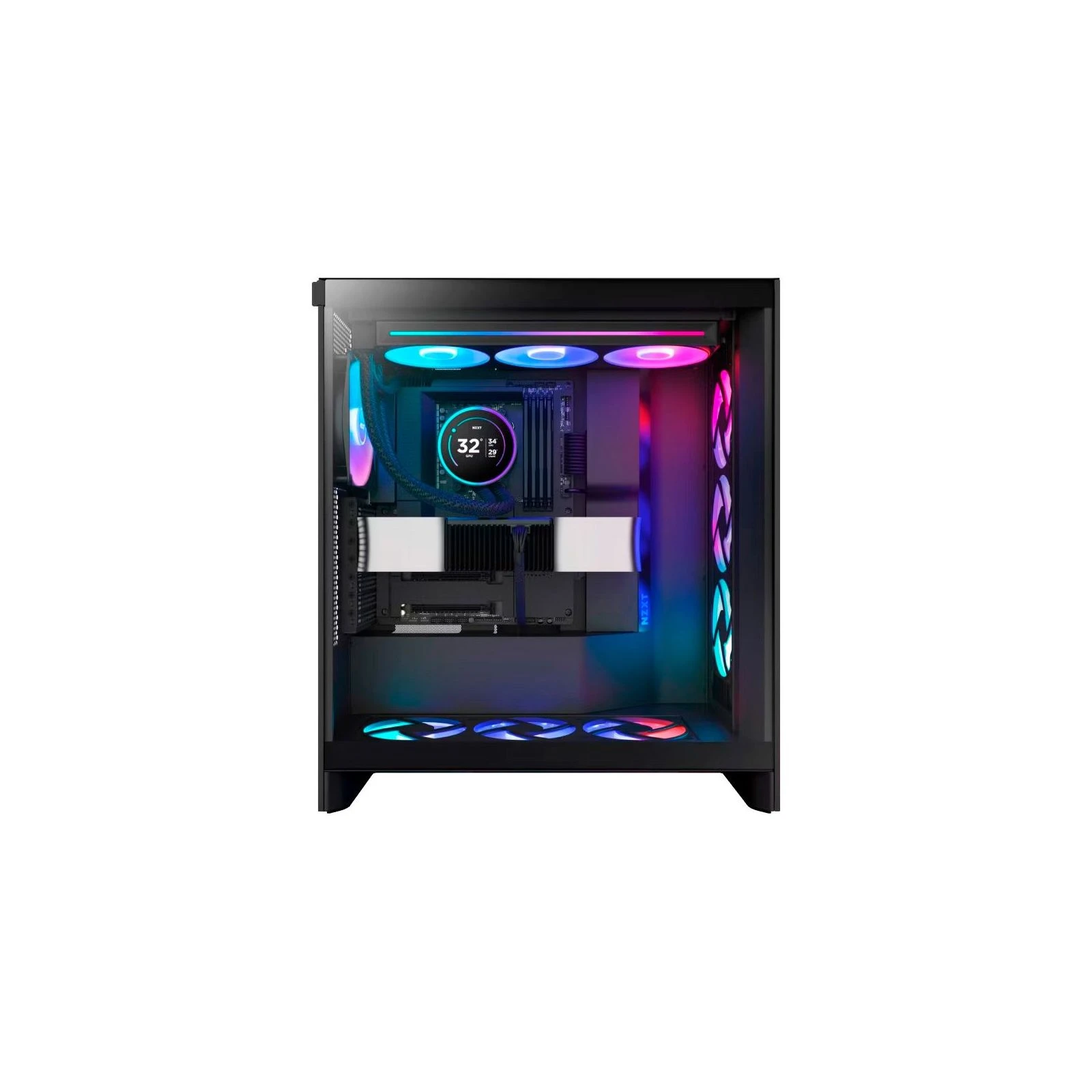 Система жидкостного охлаждения NZXT Kraken Elite RGB 360mm AIO (RL-KR36E-B2) (UA) Материал радиатора алюминий + медь